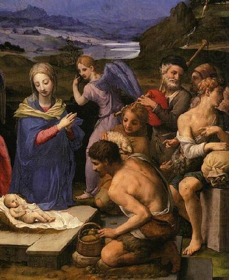 Angelo Bronzino The Adoration of the Shepherds oil painting picture